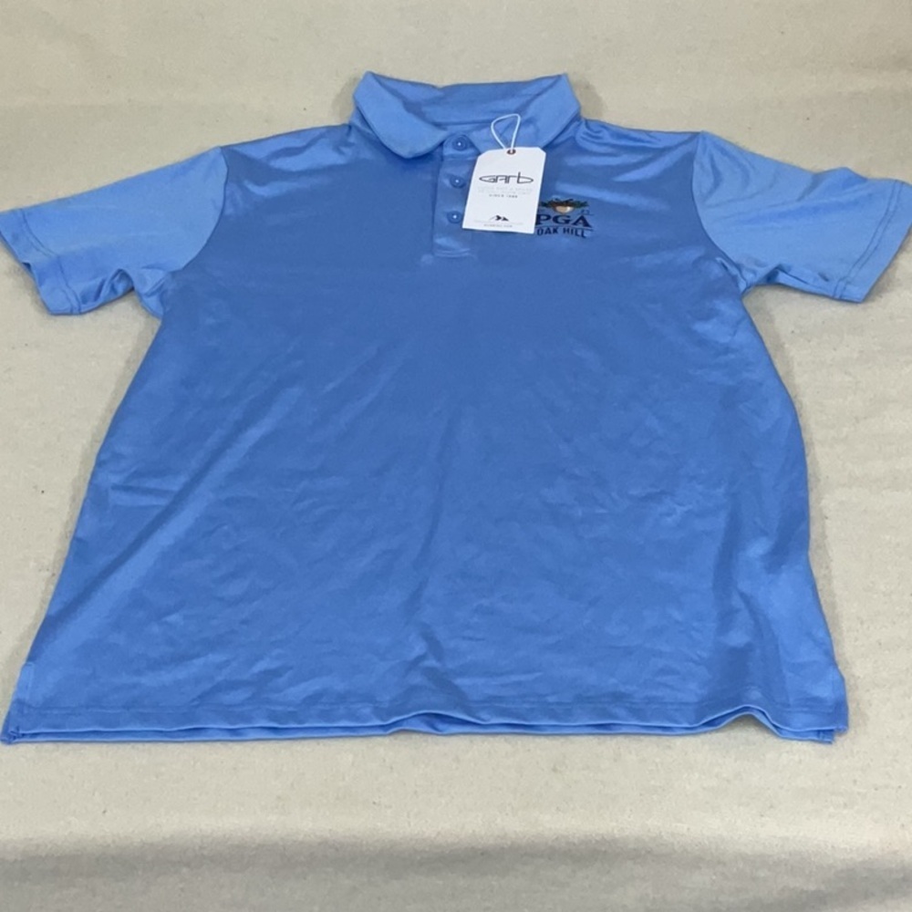 NWT boys short sleeve GARB polo shirt.PGA OAK HILL